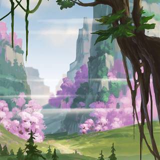 Anime phone scenery wallpaper