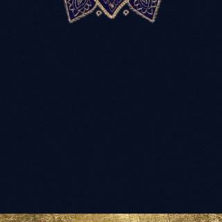 Blue and gold iPhone wallpaper