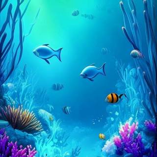 Sea life iPhone wallpaper