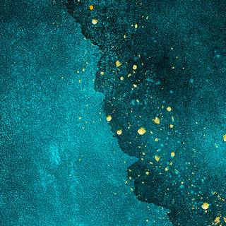 Blue and gold iPhone wallpaper