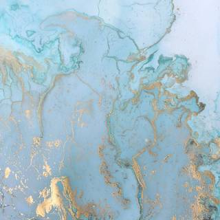 Blue and gold iPhone wallpaper