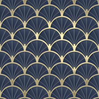 Blue and gold iPhone wallpaper