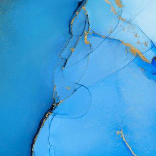 Blue and gold iPhone wallpaper