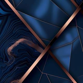 Blue and gold iPhone wallpaper