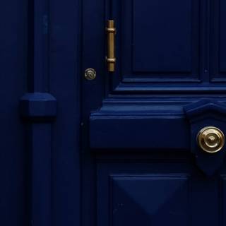 Blue and gold iPhone wallpaper