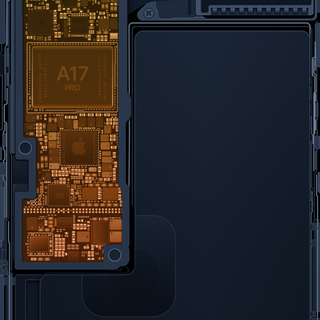 Blue and gold iPhone wallpaper