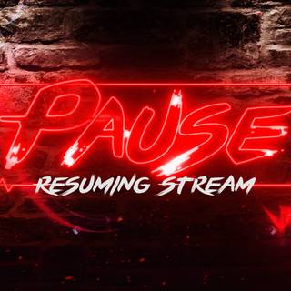 Stream paused wallpaper