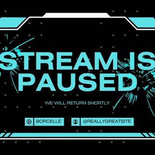 Stream paused wallpaper