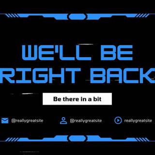 Stream paused wallpaper