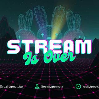 Stream paused wallpaper