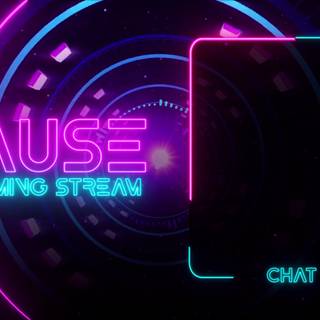 Stream paused wallpaper