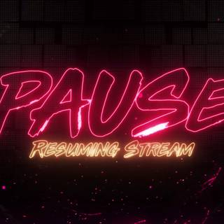 Stream paused wallpaper