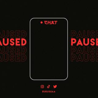 Stream paused wallpaper
