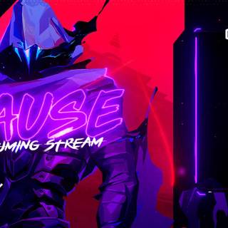 Stream paused wallpaper