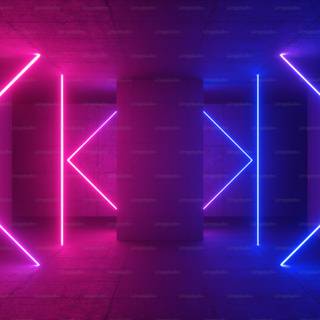 Neon abstract wallpaper