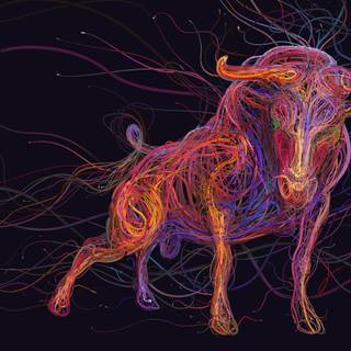 Neon abstract wallpaper