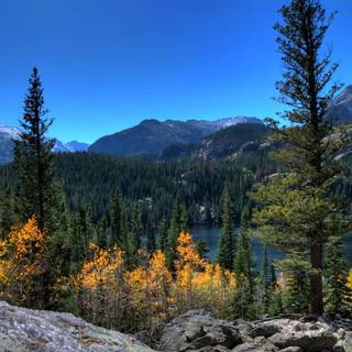 Rocky Mountains autumn wallpaper