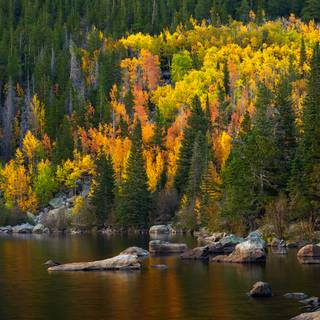 Rocky Mountains autumn wallpaper