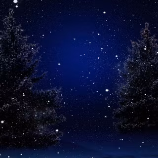 Christmas winter nights wallpaper