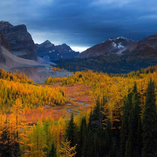 Rocky Mountains autumn wallpaper