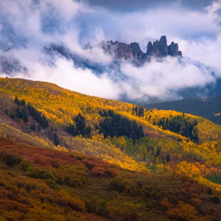 Rocky Mountains autumn wallpaper