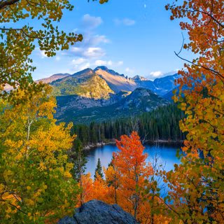 Rocky Mountains autumn wallpaper