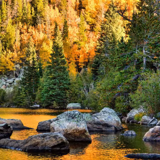 Rocky Mountains autumn wallpaper