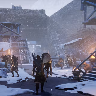 PC gaming winter wallpaper