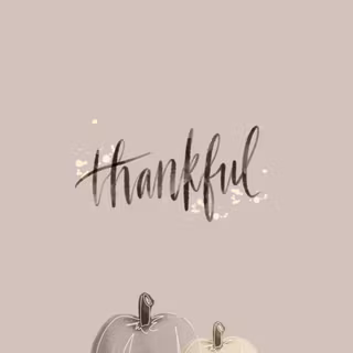 Thanksgiving preppy collage wallpaper