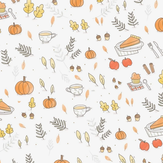 Thanksgiving cute pattern wallpaper