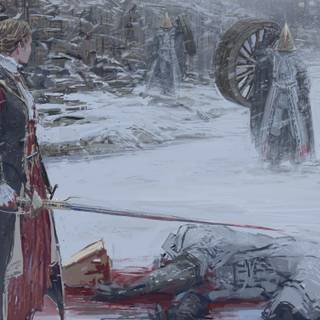 PC gaming winter wallpaper