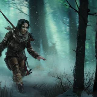 PC gaming winter wallpaper