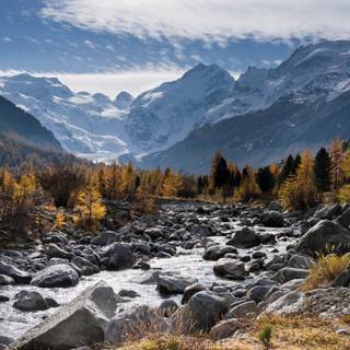 Rocky Mountains autumn wallpaper