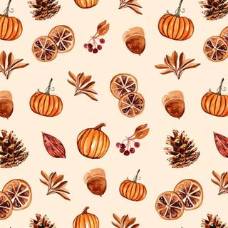 Thanksgiving cute pattern wallpaper
