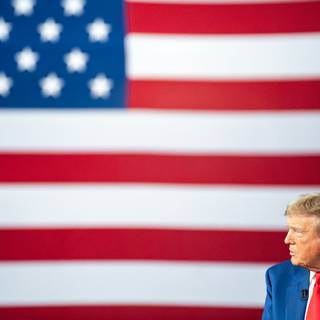 2024 Trump flag wallpaper