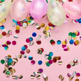 Confetti blast wallpaper