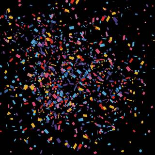 Confetti blast wallpaper