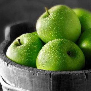Green fruit wallpaper