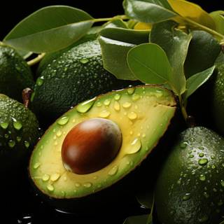 Green fruit wallpaper