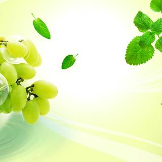 Green fruit wallpaper