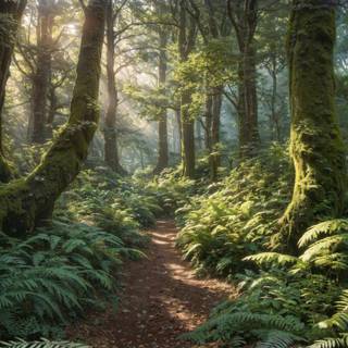 Forest adventure wallpaper