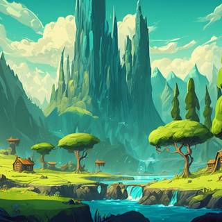 Forest adventure wallpaper