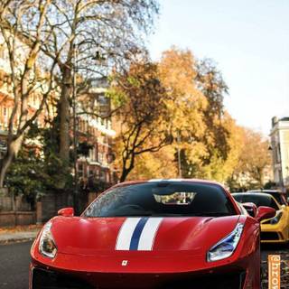 Ferrari 488 4k iPhone wallpaper