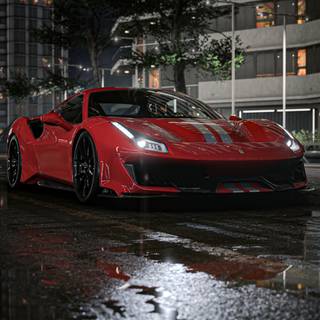 Ferrari 488 4k iPhone wallpaper