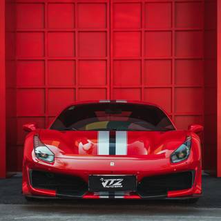 Ferrari 488 4k iPhone wallpaper