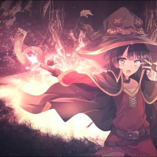 Witchy anime wallpaper