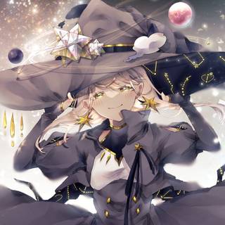 Witchy anime wallpaper