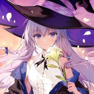 Witchy anime wallpaper