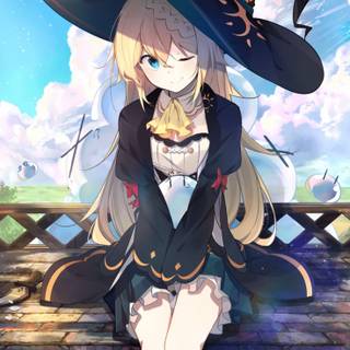Witchy anime wallpaper