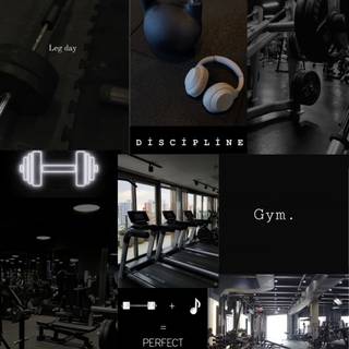 Gym aesthetics wallpaper